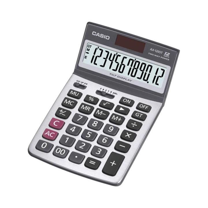 CasioOriginal Desktop Calculator AX-120ST, 12 Digits