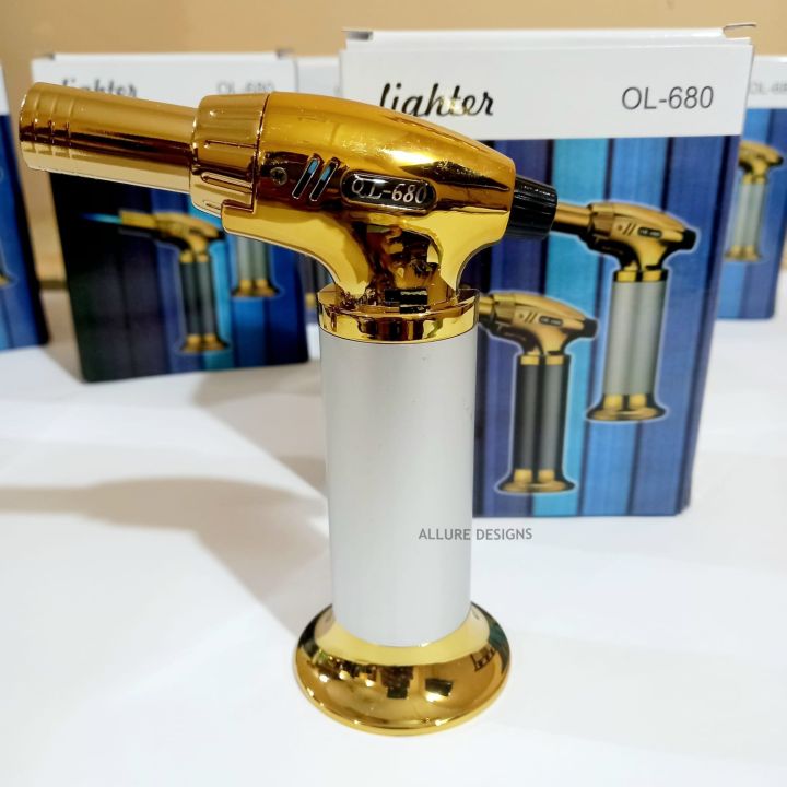 Jet Flame Lighter for BBQ Culinary - Torch Lighter for Resin Art work and bubble Removing Torch