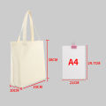 Reusable Large Capacity Canvas Shopping Bags Folding Eco-friendly Cotton Tote Bags DIY Shoulder Bag Grocery Handbag. 