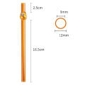 High Borosilicate Glass Borosilicate Heat Resistant Straws Good Light Transmission 9 Colors Big Eye Glass Straw Transparent. 