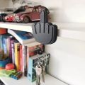 Retractable Middle Finger Hook Key Holder Wall Clothes Hanger Room Decoration Punch-Free Sticky Hook Self Adhesive Hooks as Gift. 