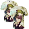 3D Shiro Seijo to Kuro Bokushi Anime Cartoon The White Holy Woman and the Black Priest T-shirt Harajuku Streetwear Clothes. 