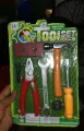 Tool Pretend Play Set Plastic Tool Kit 7 Pcs Tool Set For Kids. 