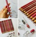 Pencil Lipsticks Pack of 6 & 12 – Matte & Smooth Finish | Long-Lasting & Waterproof Lipstick Pencils. 