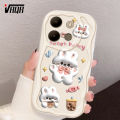 VRQR Wave Edge Phone Case for Infinix Smart 7 7 HD X6515 X6516 Case Cartoon Pattern TPU Tecno Spark Go 2023 POP 7 Pro BF7 BF7n BF7h BF6 Soft Cover. 