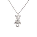 Street men's titanium steel necklace men's tide personality hip hop Internet celebrity pendant versatile student sweater chain female match. 