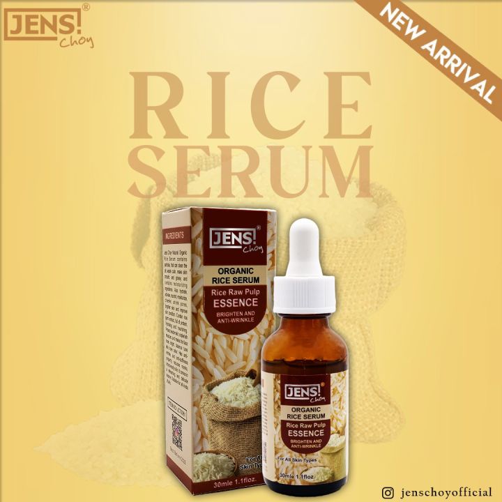 Jens Choy Rice Raw Pulp Brightening Serum - 30 ml