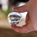 Transparent color Glass Crystal Ball Healing Sphere Photography Props ball Decor 40Mm. 