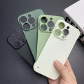 NORVIK Cute Frameless Green Hard Phone Case for OPPO A98 A78 A58 Reno 10 8 8Z 7Z 7 Find X5 6 5 2 2Z 2F A31 Pro Plus 4G 5G Luxury Ultra Thin Borderless Design Back Cover Casing N11-1.