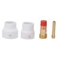 4Pcs TIG Gas Lens Kit Welding Torch Set Tools for WP 17 18 26. 