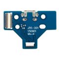 2 Sets For Playstation 4 For PS4 Controller Replacement Parts With 14 Pin Cable USB Charg Port Socket Board JDS-001. 