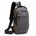 Bagzillas: Men's Anti-theft Waterproof Cross body Bag For Girls Cross Body Bag For Men Chest Shoulder Messenger Backpack USB Port With Num Lock Crossbody Bag. 