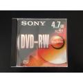 DVD-RW 4.7 GB 1X-4X BLANK  SONY. 