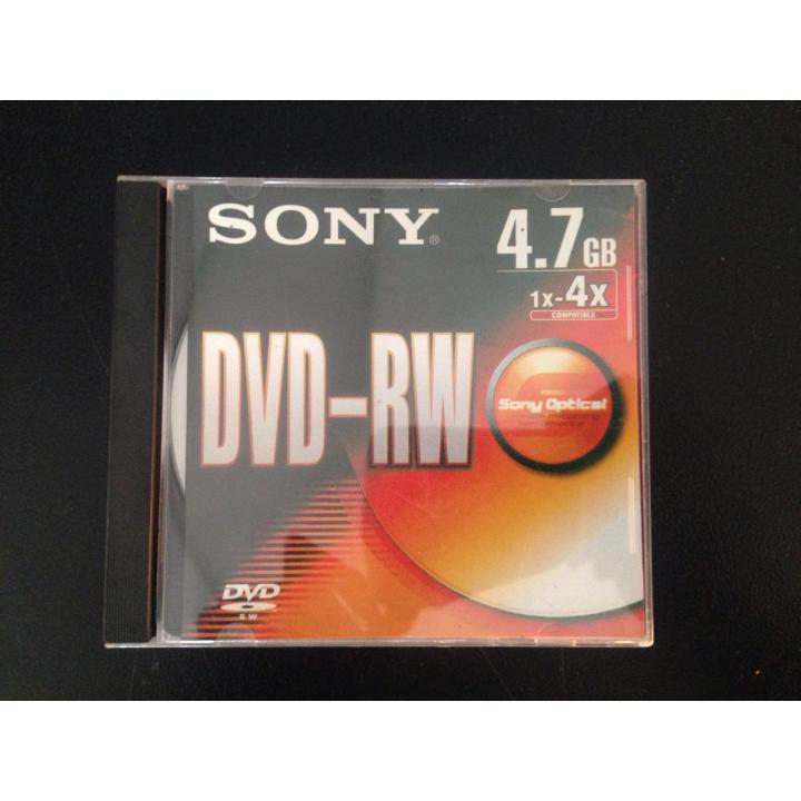 DVD-RW 4.7 GB 1X-4X BLANK  SONY