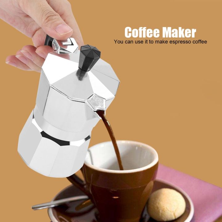 30mL 1 Cup Aluminum Italian Type Moka Pot Espresso Coffee Maker Stove