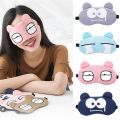 1Pc Cotton Cartoon Face Sleep Eye Mask Cute Funny Eye Cover Sleeping Mask Travel Rest. 