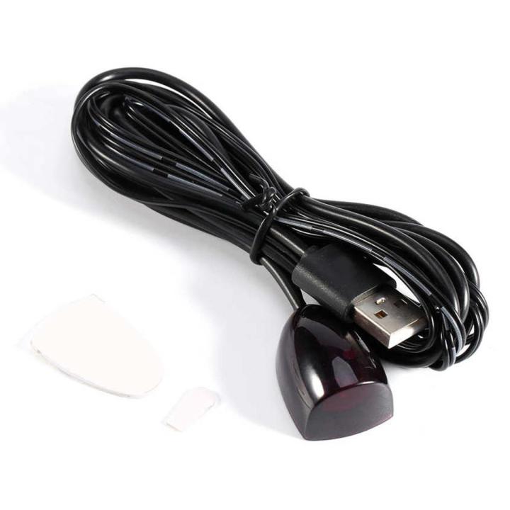 IR Receiver USB Infrared Remote Control Extender Cable for Home Hotel