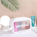 Waterproof Transparent Travel Cosmetic Zipper Storage Bag for Women Toiletry Organizer Bag Medicine Box Baby Travel Bag. 