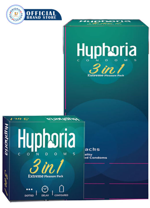 Hyphoria 3 in 1 Condoms Dispenser (6 Packs)
