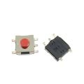 10Pcs Momentary Tactile Tact Red Push Button Switch 5 Pin SMD SMT 6x6x3.7mm. 