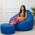 Elegant Bean Bag (FREE FOOT STOOL). 