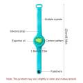 Pack Of 2 Cartoon Mosquito Silicone Bracelets For Children Anti-Mosquito Band. 