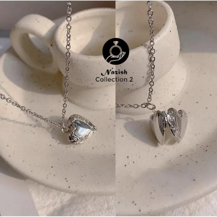 2 picture locket necklace online