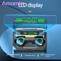 Amamia In-ear Earphones Large Capacity Bluetooth-compatible 5.1 12D Sound Effect Earbuds. 