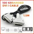 DVI To DVI Cable 1.8 Meters length DVI 18+1 to DVI 18+1 Cable Branded Stock 100% Orignal. 