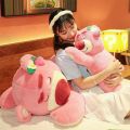 Cute Lotso Strawberry Sleep Bear Plush Doll Toy Story Soft Cushion Pillow Birthday Gift for Kids. 