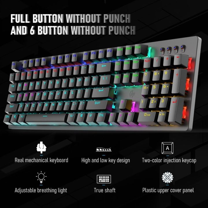 HP%20GK100F%20Wired%20Full%20Size%20RGM%20Backlit%20Mechanical%20Gaming%20Keyboard,%207%20LED%20Indicators,%20Mechanical%20Blue%20Switches,%20Single%20Piece%20Metal%20Panel,%20Double%20Injection%20Key%20Caps,%20and%20Window%20Key%20Lock%20-%20Image%204