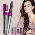 5 in 1 Hair Dryer & Styler – Curling, Straightening, Volumizing, Hot Air Brush for Women. 