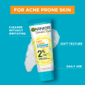 Garnier Fast Clear Facewash For Acne Prone Skin 100ml. 