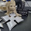 THROWING NINJA STAR [Shuriken] Crafted with Metal  / Decore. 