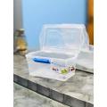 Multipurpose Plastic Storage small box for jewellery - food Length 6" width 3.5" depth 2.5". 