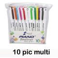 Pointer Fineliner Black Blue Multi Color Easy Grip 0.3mm Piano multi color. 