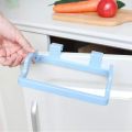 Home Towel Hanger Garbage Bag Holder Stand Hanging Plastic Rubbish Pouch Carrier. 