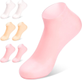 1 Pair Silicone Moisturizing Gel Heel Socks, Moisturizing Socks, Silicone Socks, Spa Socks, Exfoliating And Preventing Dryness Foot Skin Women Socks Moisturizer Foot Care Elastic Sock. 
