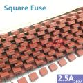 Square fuse 2.5A 250V 392 Square plastic fuse T2.5A LCD TV power board commonly used. 