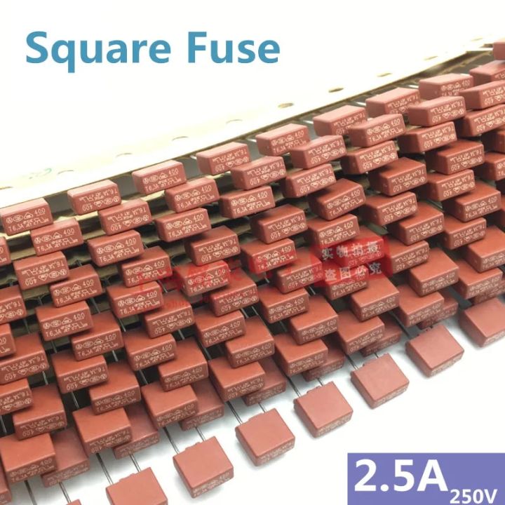 Square fuse 2.5A 250V 392 Square plastic fuse T2.5A LCD TV power board commonly used
