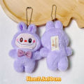 Labubu The Monsters Plush Stuffed Doll Keychain Cartoon Backpack Pendant Keyring SUPER BABY. 