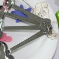 4Pcs/Set Heart Shaped Stainless Steel Measuring Spoons Wedding Shower Favors. 