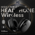 AS Association Wireless Bluetooth 5.0 Headphones With Mic - Over Ear HiFi Stereo Deep Bass Headset For Gaming Gym - Noise Cancelling Foldable Earphones Support AUX/TF Card For Android Mobile Laptop PC. 
