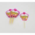 BIRTHDAY GIRL CUPCAKE TOPPERS ( PACK OF 10 TOPPERS ). 