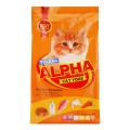 Alpha Cat Food for Kitten Dry Food Chicken & Fish Tuarna Kitten Cats Food 450gram. 