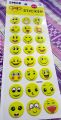 Pack of 24 Smiley Smile Emoji Stickers. 