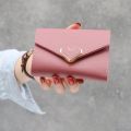 Women Purse Small Candy Color Short Leather Heart Wallet Luxury Brand Famous Mini Female Fashion Wallets Credit Card Holder. 
