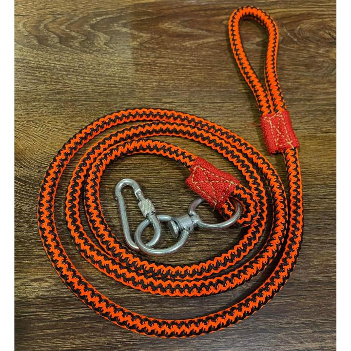 Rope Leash For Dogs - 5 ft ( Orange )