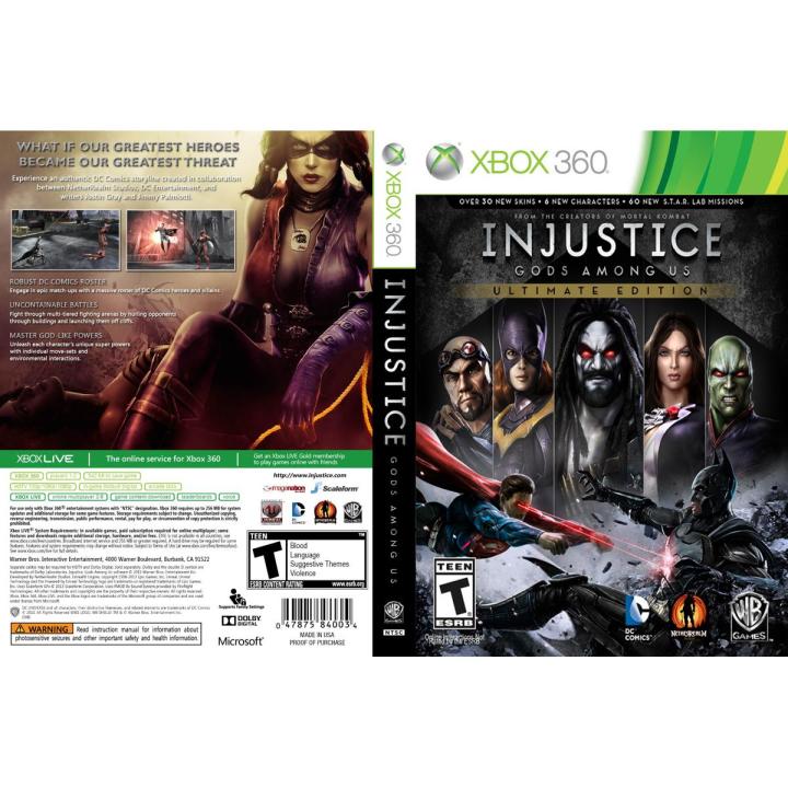 Injustice Gods Among Us Ultimate Edition - Xbox 360 - JTAG Modified System