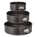 Non Stick Cake Pans-Kitchen & Dining -Bakeware -Baking Trays & Pans Pack of 3 18cm,20cm,22cm Full Set. 